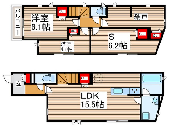 Ｋｏｌｅｔ豊四季♯０４の物件間取画像